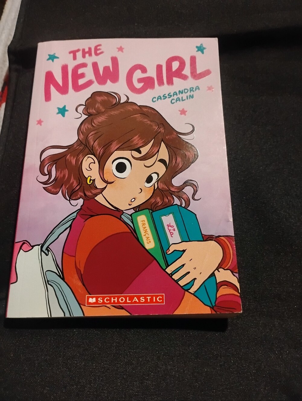 Scholastic Kids Graphic Novel - Pink & Teal Cover